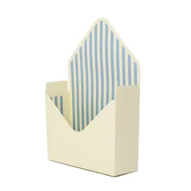 23cm Cardboard Envelope - Cream/Green