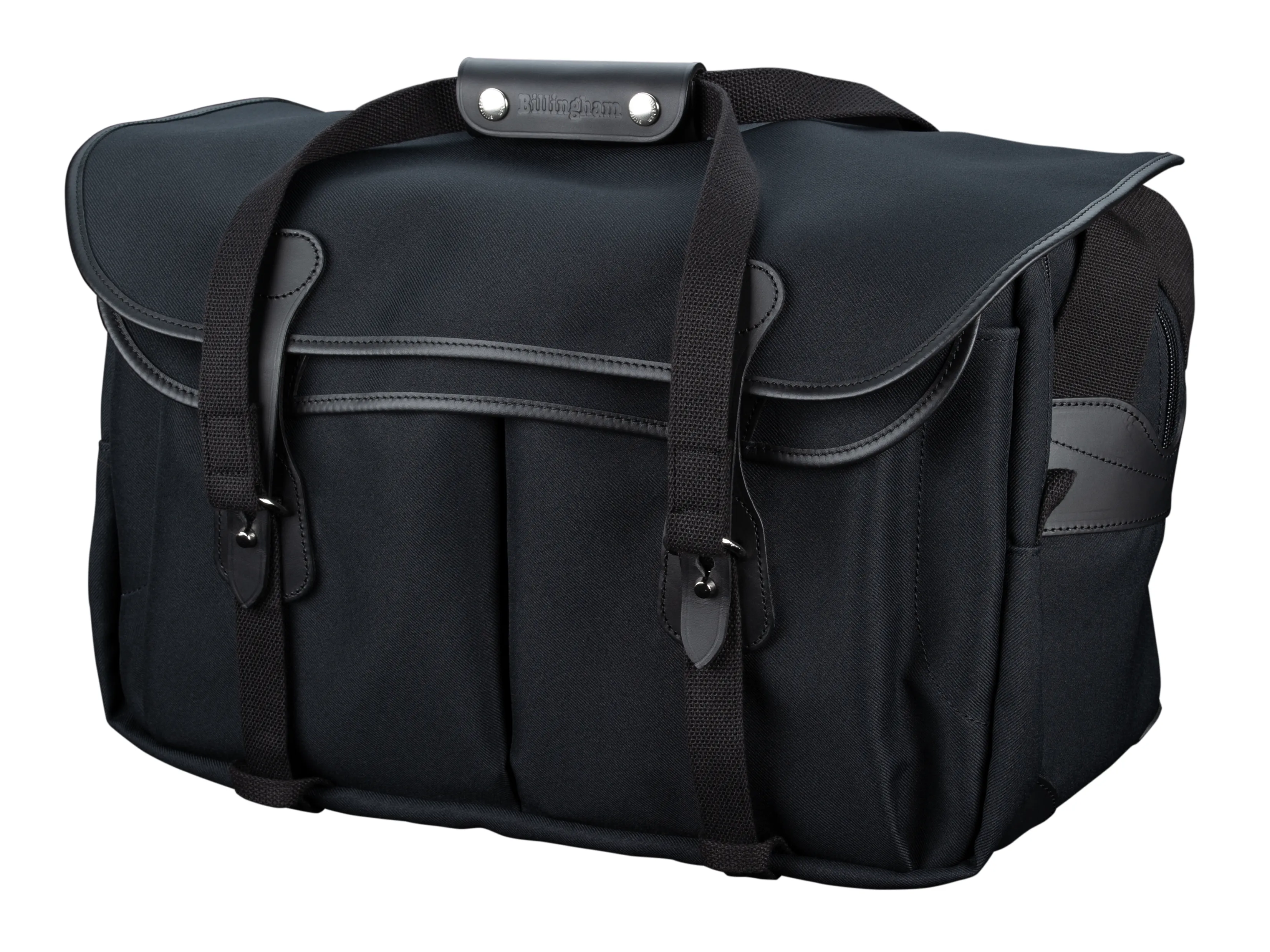 555 MKII Camera/Laptop Bag - Black FibreNyte / Black Leather