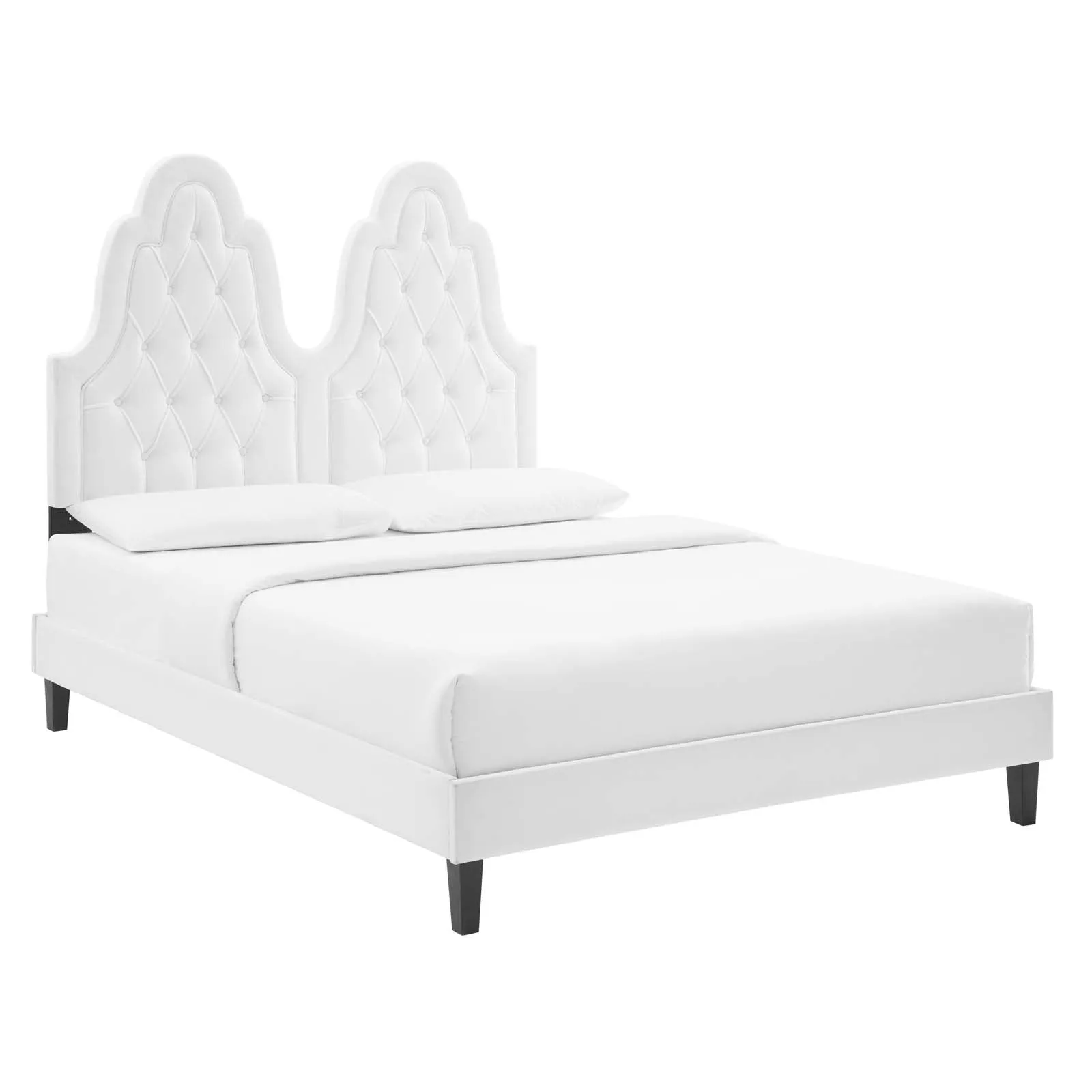 Alexandria Tufted Performance Velvet Platform Bed by Modway