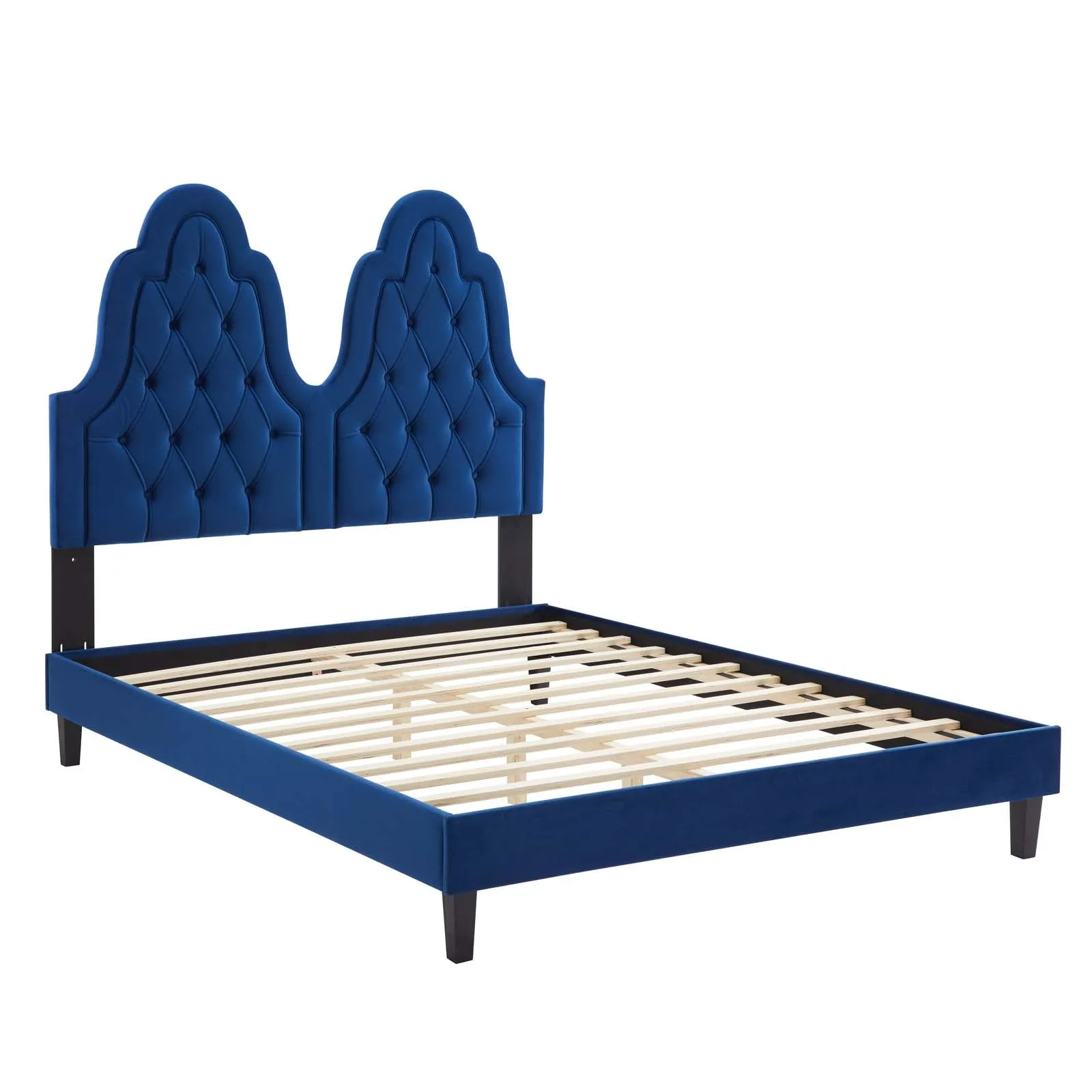 Alexandria Tufted Performance Velvet Platform Bed by Modway