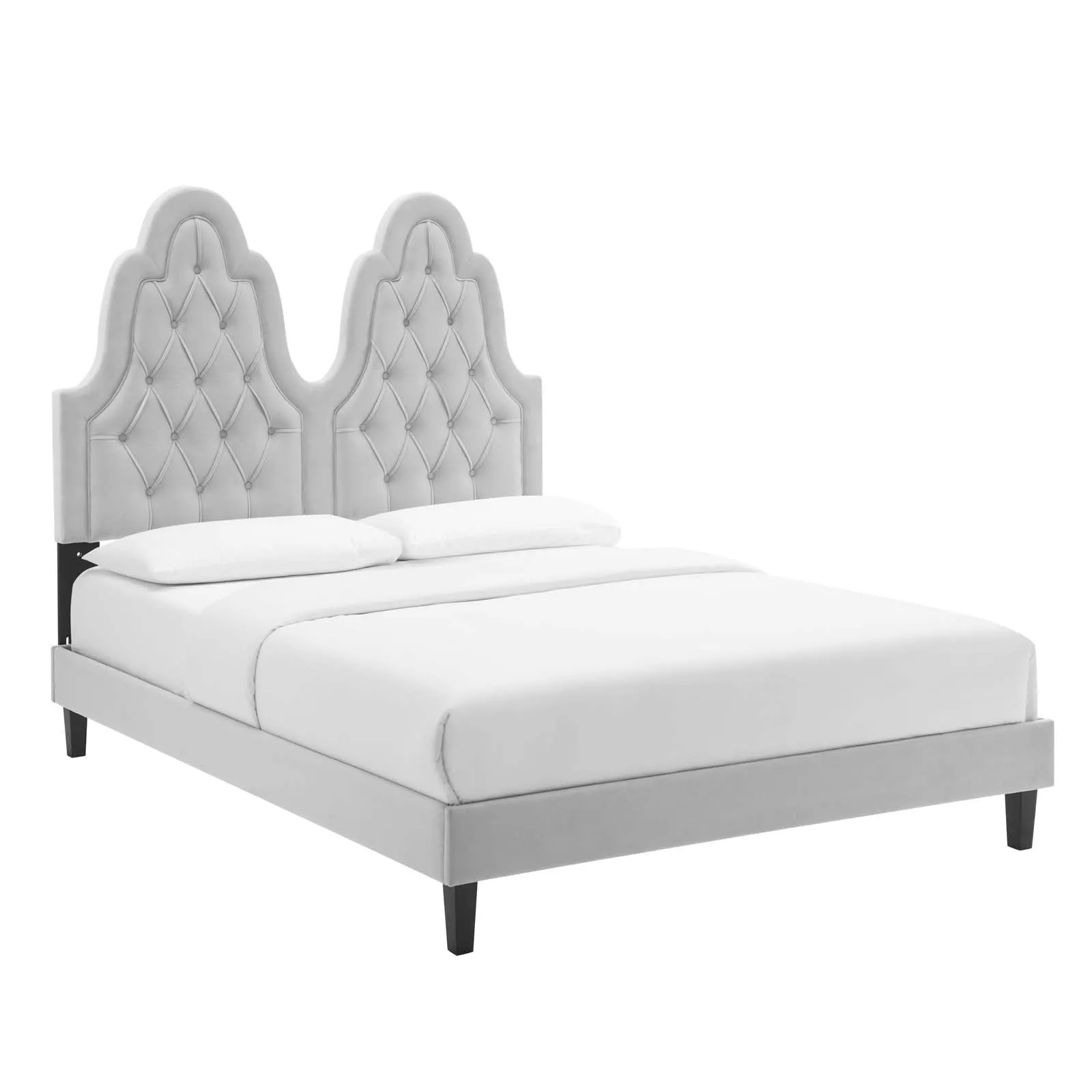 Alexandria Tufted Performance Velvet Platform Bed by Modway