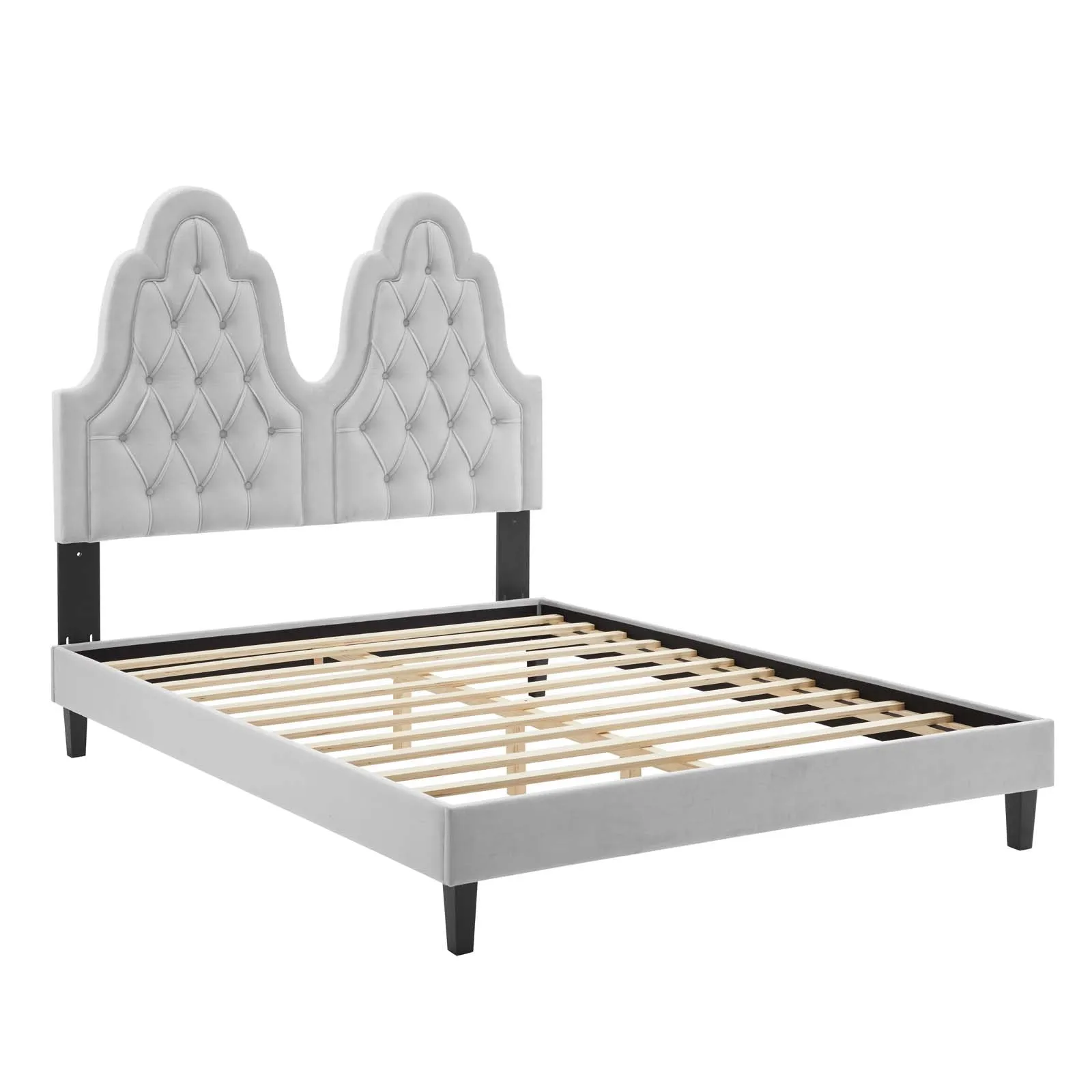 Alexandria Tufted Performance Velvet Platform Bed by Modway