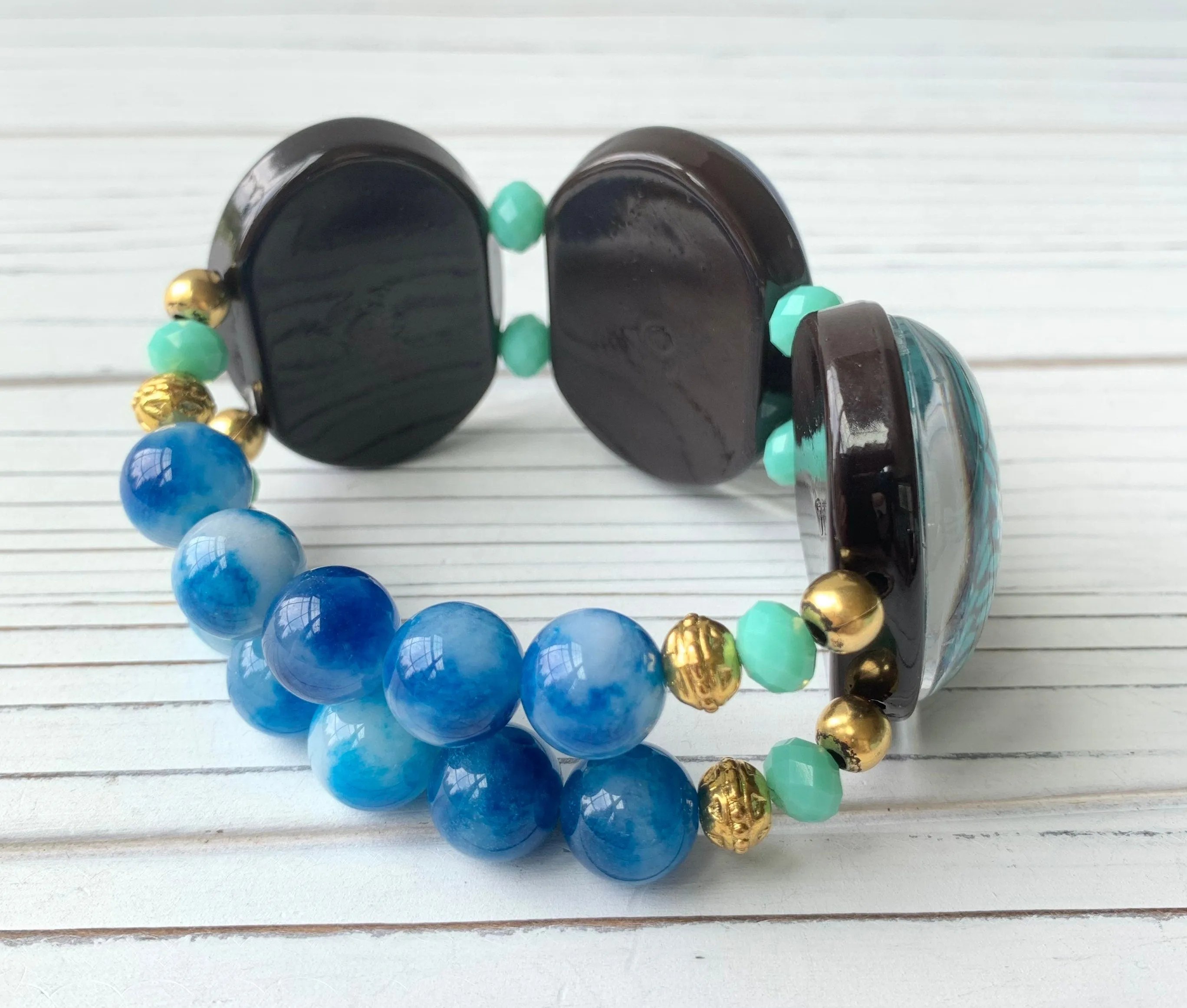 Azul Lens Stretch Bracelet