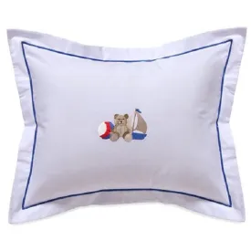 Baby Boudoir Pillow Cover in Sailor Teddy