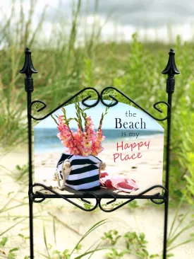 Beach Bag Garden Sign