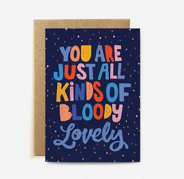 Bloody Lovely Card