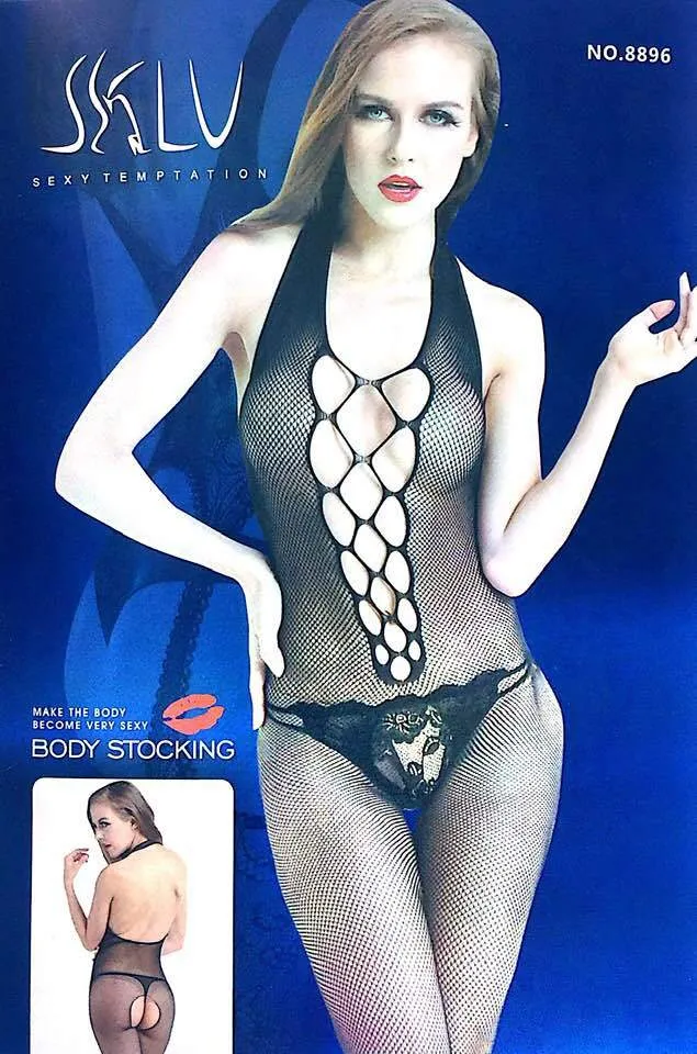 Body Stocking Fishnet Dress - Ladies Sexy Net Dresses - HZ8896