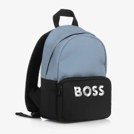 Boss Blue & Black Backpack