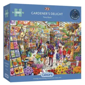 Gibsons 1000 Piece Jigsaw Puzzle - Gardener’s Delight