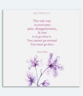 Girl Be Brave Quote Card with Envelope #5