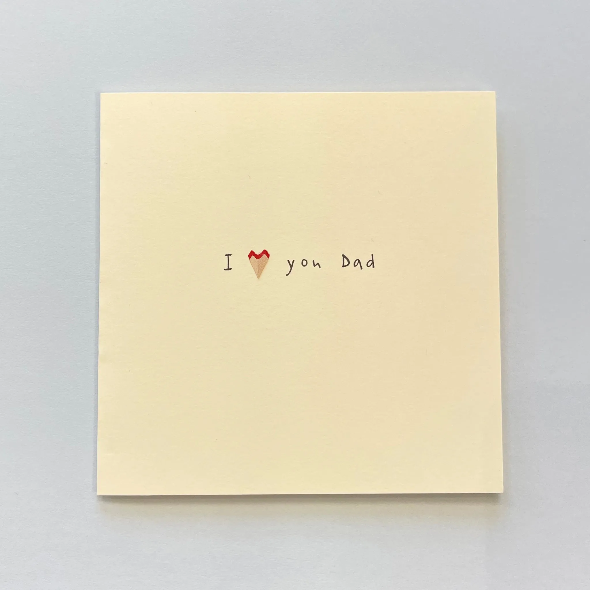 Greeting Card - love you dad