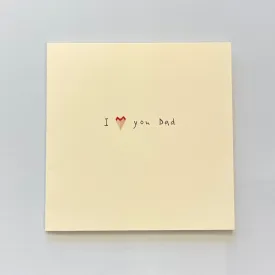 Greeting Card - love you dad