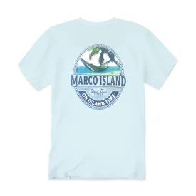 Island Trends Hammock on the Beach T-Shirt - Chambray