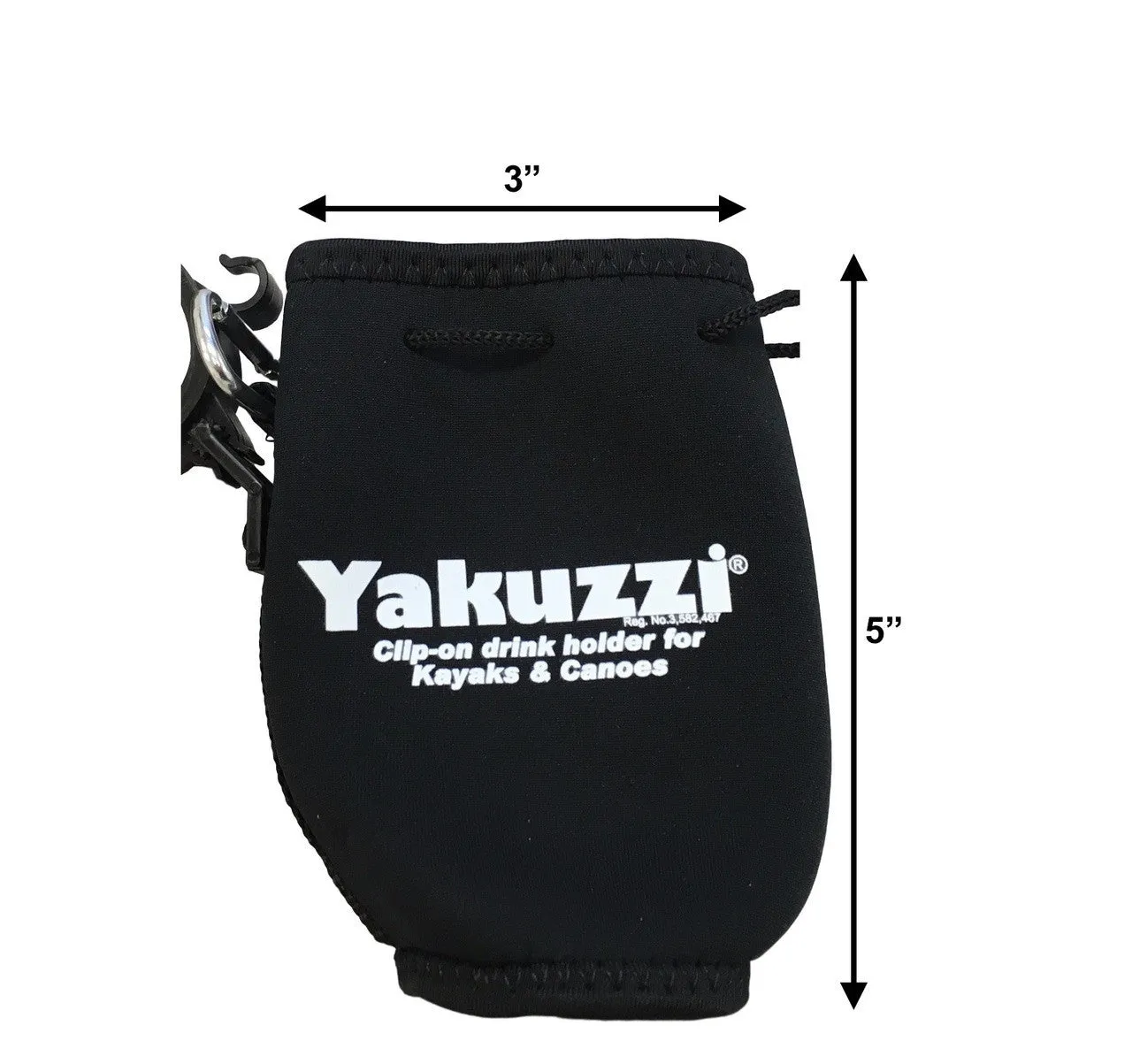 Kayak Drink Koozie | Clip On Insulated Water Bottle Holder