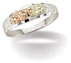 Landstrom's Black Hills Gold Petite Sterling Silver Band