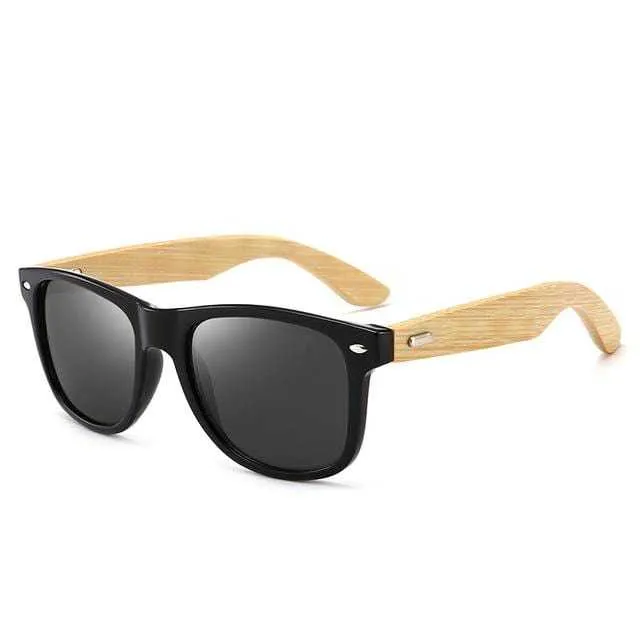 Men's Sunglasses Brand Designer Bamboo Glasses