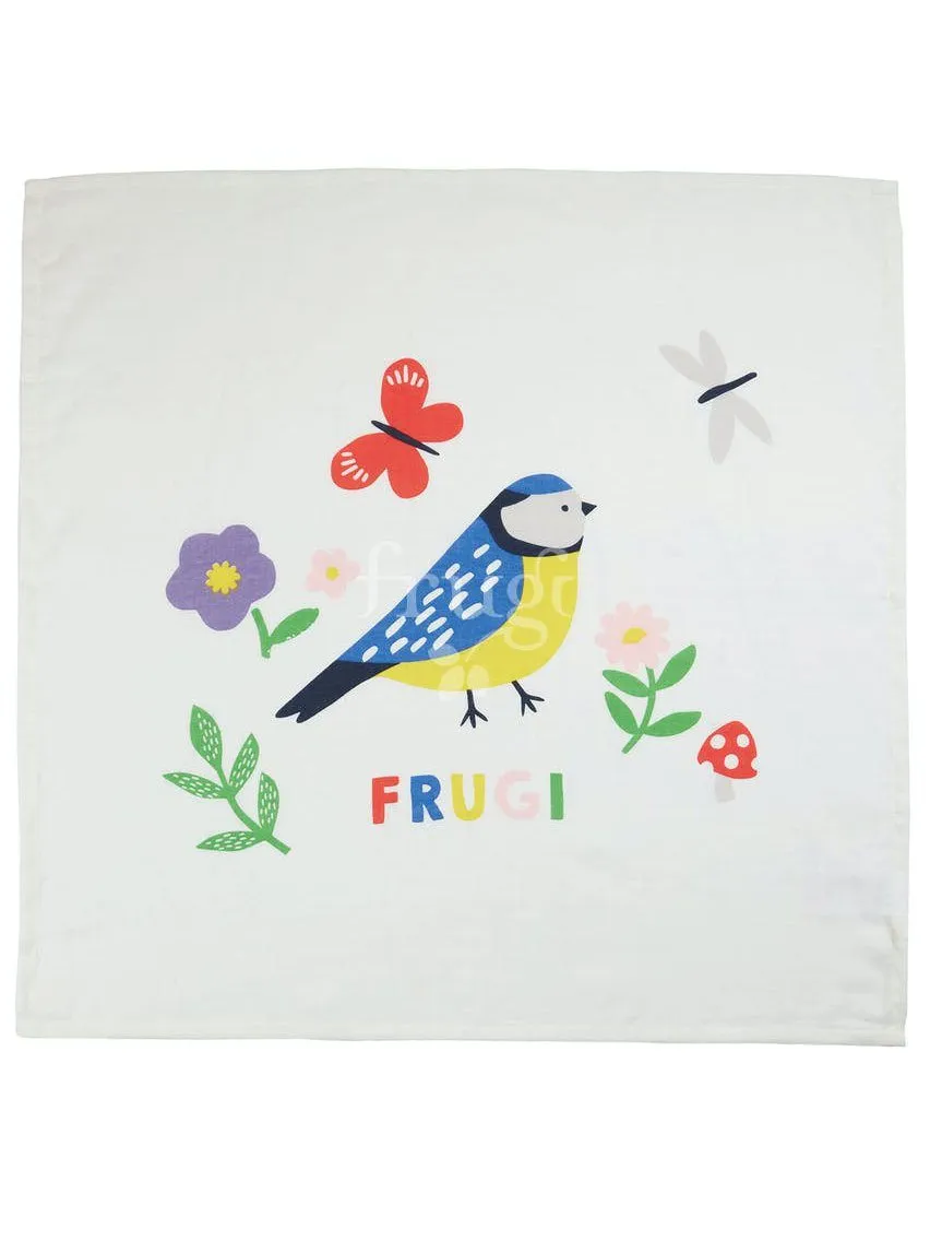 Organic Cotton Floral Bird Muslin 2 Pack by Frugi