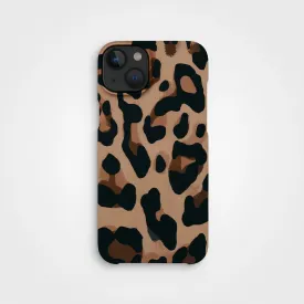 Plant-based cell phone case | Misty Leopard