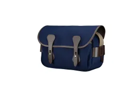 S3 Camera Bag - Navy Canvas / Chocolate Leather