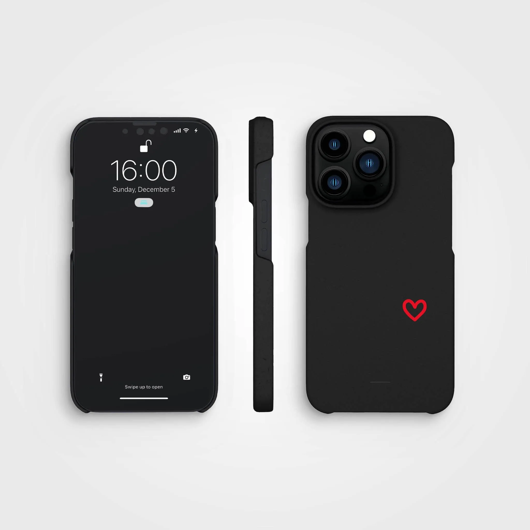 TrueLOVE - Emilia de Poret | Black Plant-Based Mobile Case