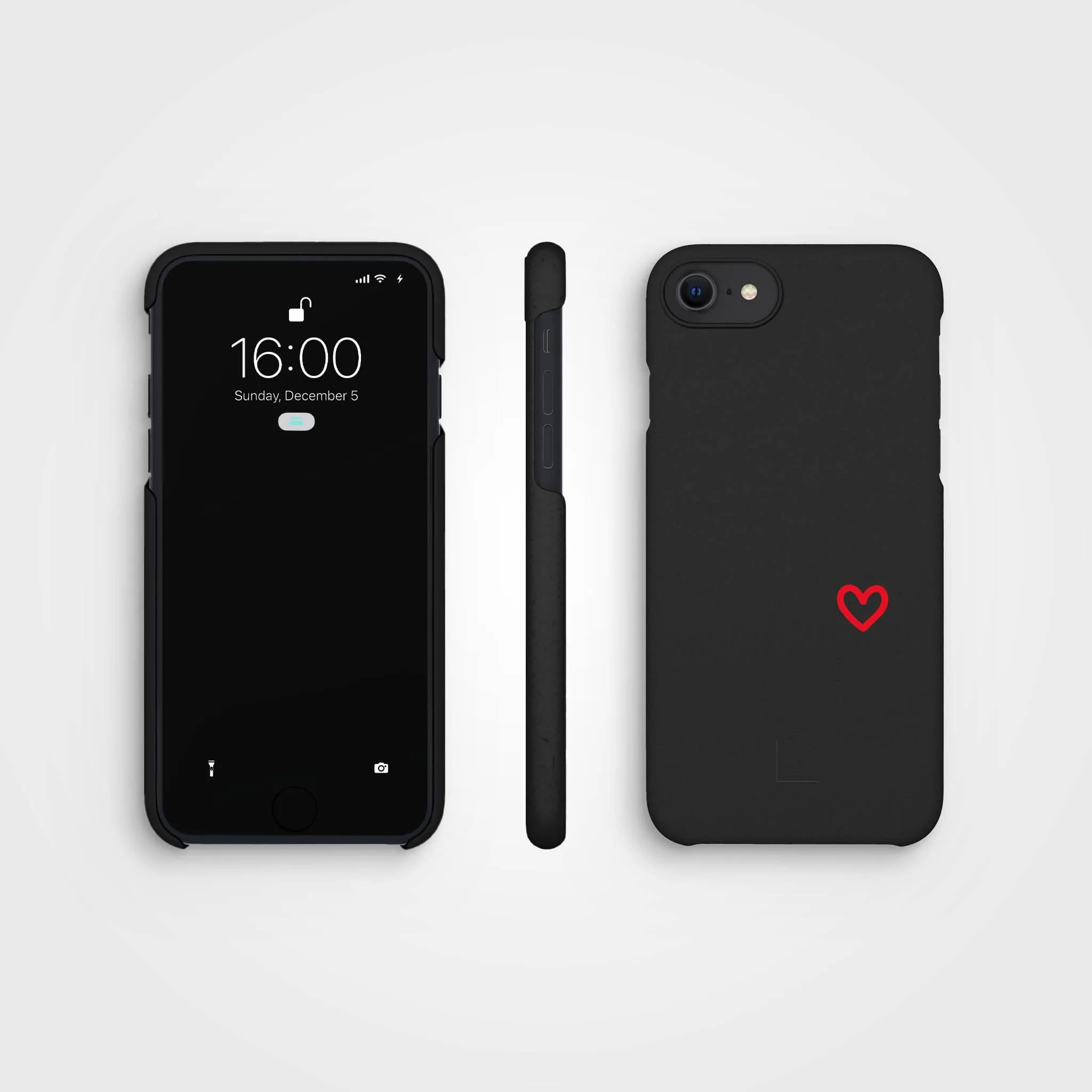 TrueLOVE - Emilia de Poret | Black Plant-Based Mobile Case