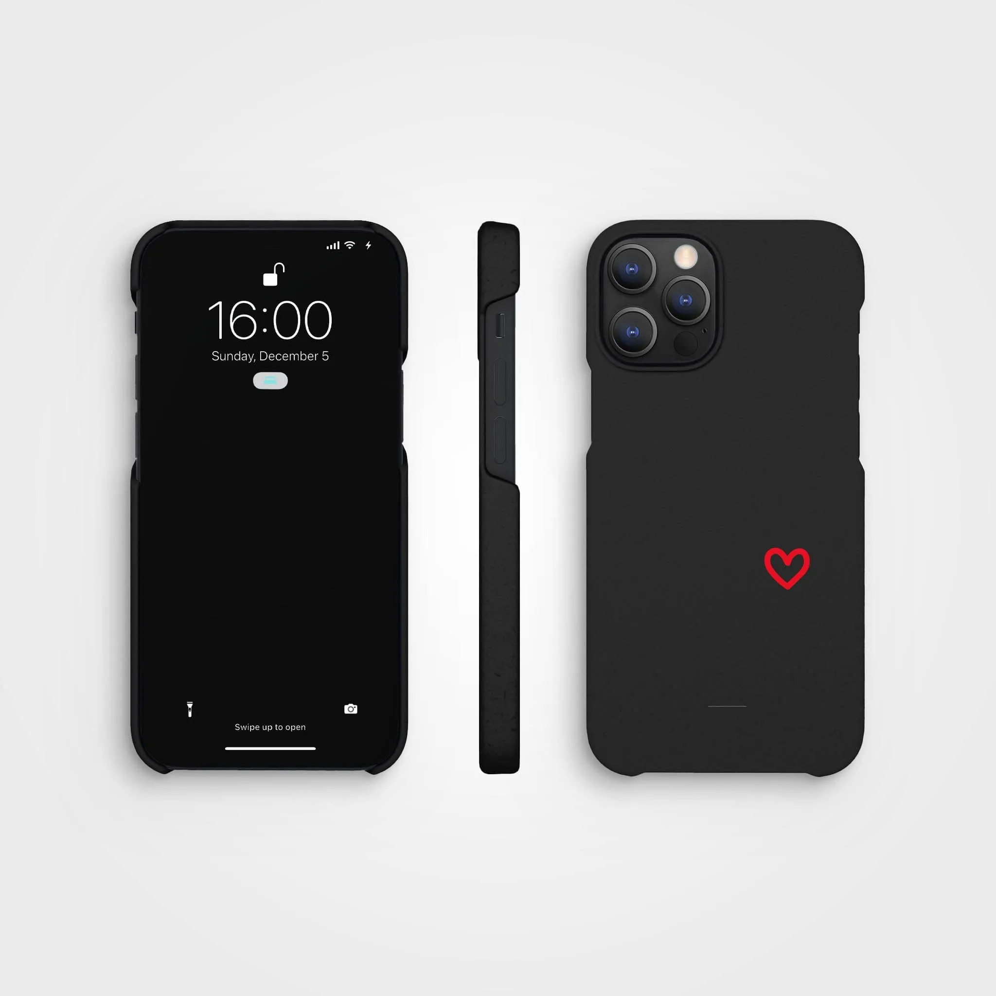 TrueLOVE - Emilia de Poret | Black Plant-Based Mobile Case