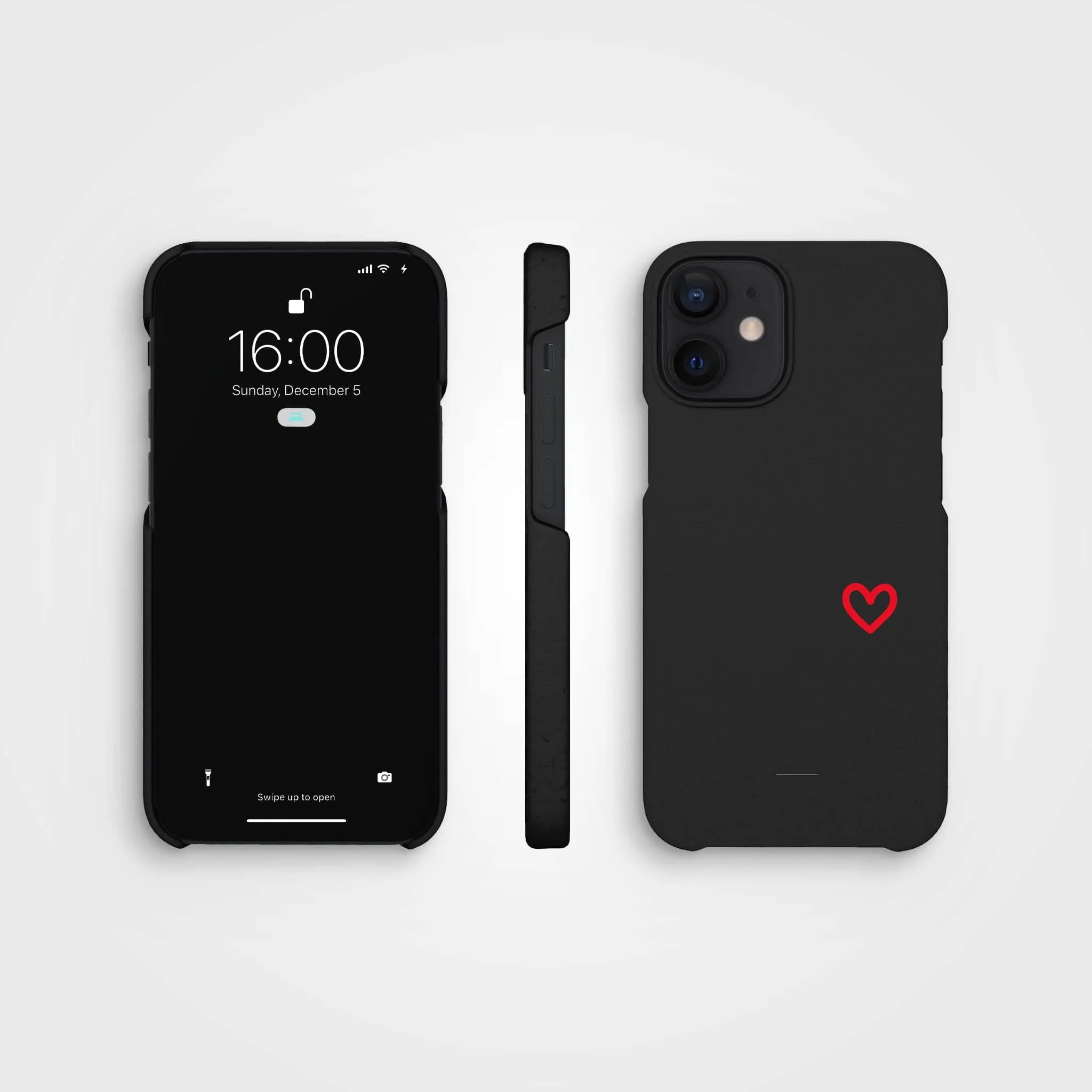 TrueLOVE - Emilia de Poret | Black Plant-Based Mobile Case